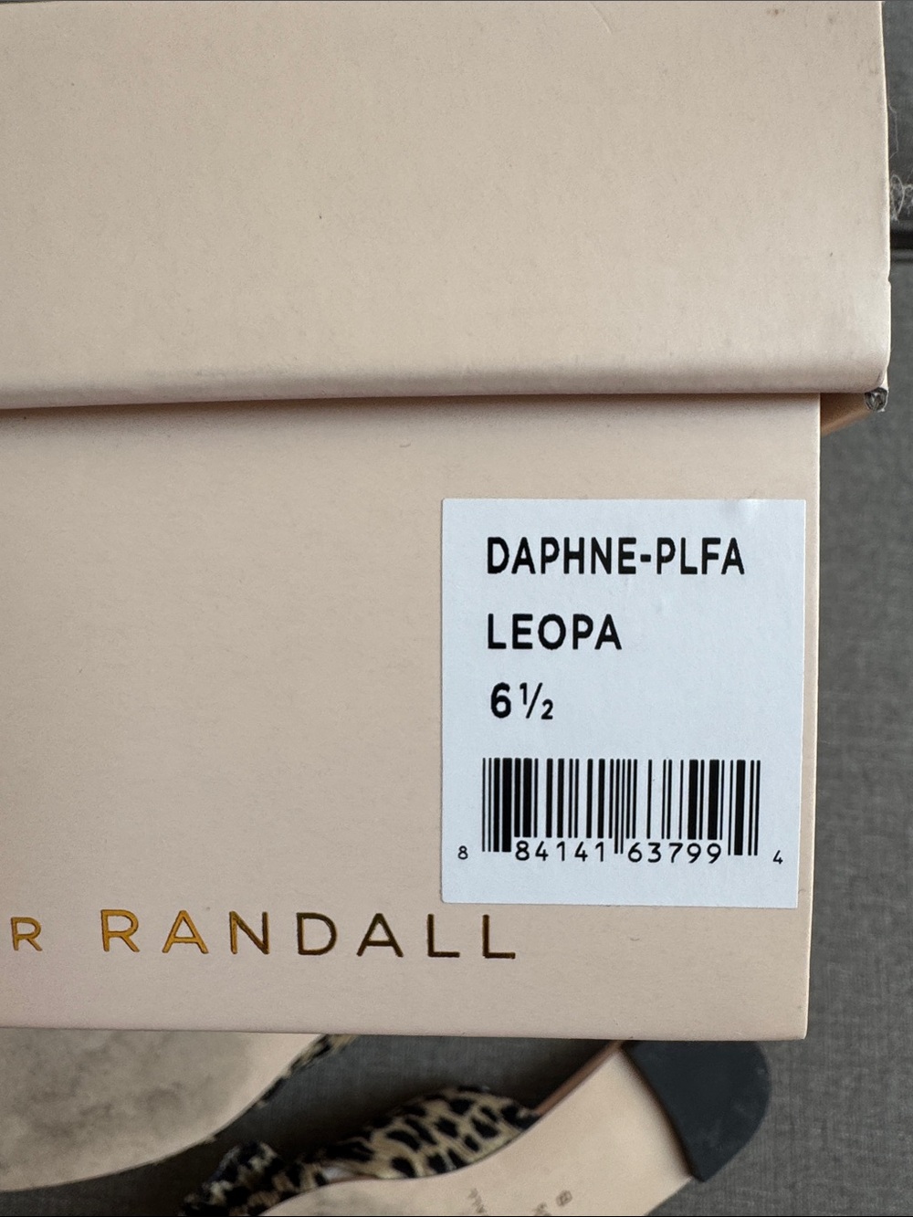 Loeffler Randall Daphne Bow Slides Sandal Leopard 6.5 B Women’s Shoes With Box - Picture 4 of 4